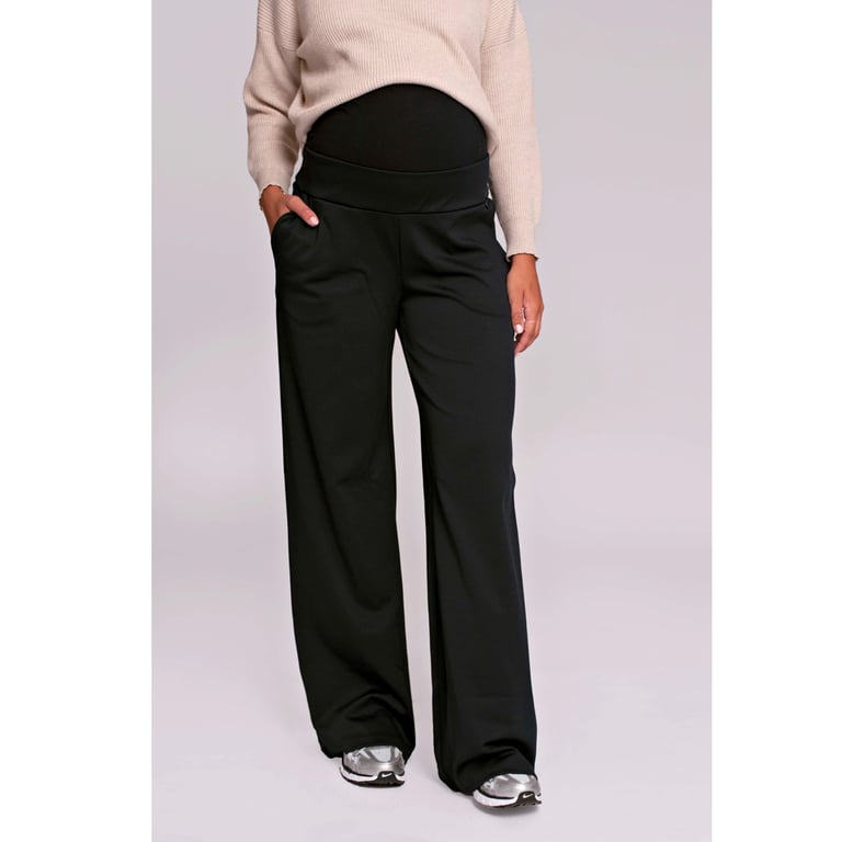 Love2wait Hose Weites Bein, schwarz
