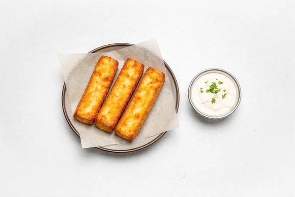 3 st halloumi 🇸🇪 sticks med dipp