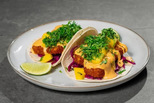 Mad halloumi taco