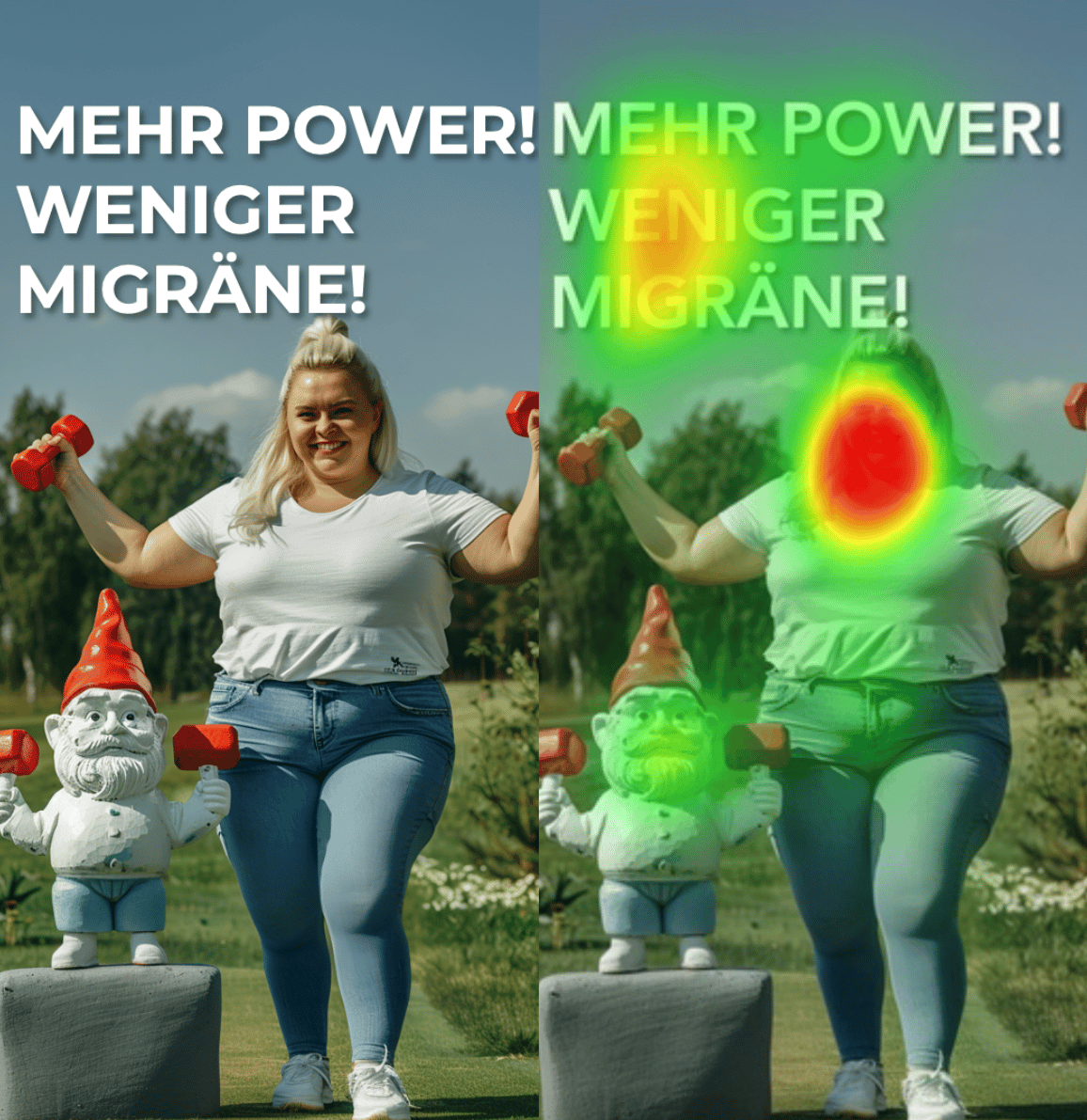 Predictive AI mit Eye-Tracking-Heatmaps