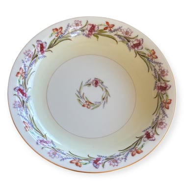 Vintage Garland Pattern Soup Bowl By Aladdin, Midcentury Made In Occupied Japan 