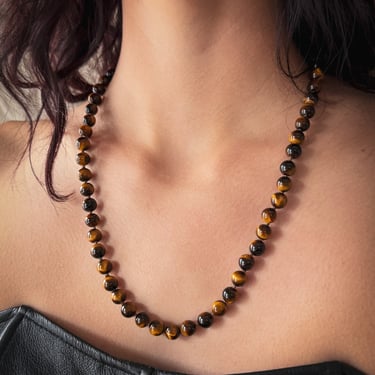 Tiger's Eye Beaded Necklace