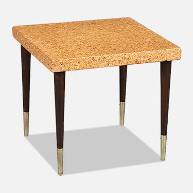 Paul Frankl Cork Side Table for Johnson Furniture