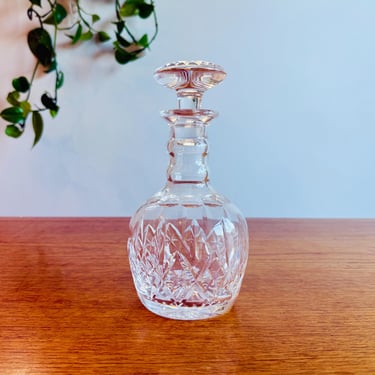 Vintage Stuart Glencoe Crystal Whisky Decanter - Superb Crystal Home Bar Decor 