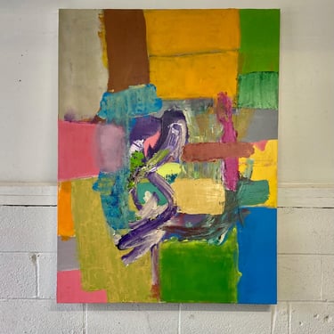 Jay Friedman Large Signed Original Abstract Oil Painting 