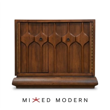 Mid Century Modern Walnut Nightstand 