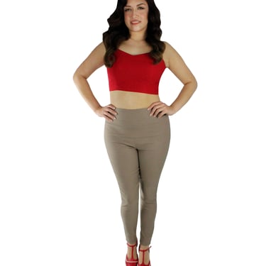 SUPER SALE!!1950s Beige Cigarette Pants 
