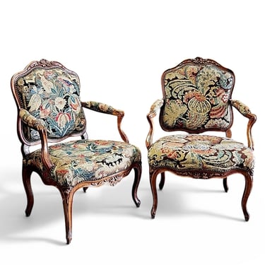 Pair French 19th c Chairs