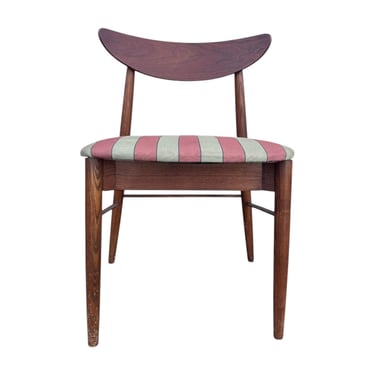 Vintage Mid Century Modern Sculptural Dining Chair - 3 Available - Original MCM Solid Wood Side or Desk Chair, Danish Modern Style 