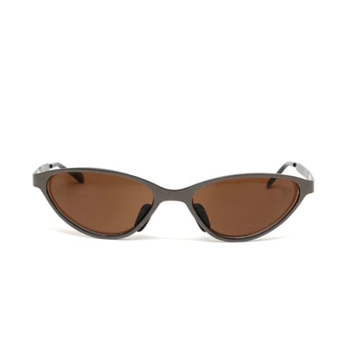 Authentic Vintage 90s Bronze Wraparound  Deadstock Sunglasses 