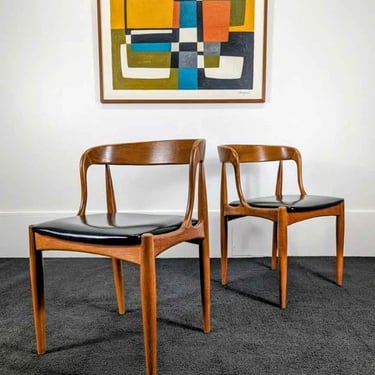 Danish Teak Model 16 Chairs by Johannes Andersen for Uldum