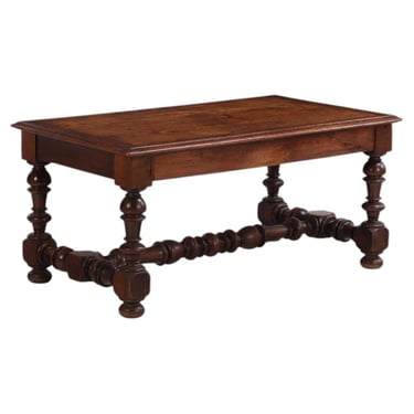 French Louis XIII Style Carved Oak Refectory / Dining Table, 20th C.