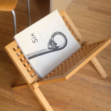 Folding Magazine Rack by Enzo Mari for Hida, Japan