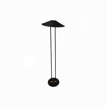 Gerald Thurston Floor Lamp Metal Brass Mid Century Modern Black Gold Vintage 