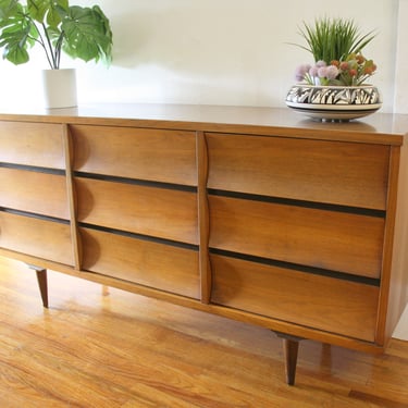 Mid Century Modern Low Dresser Credenza by Johnson Carper