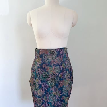 Vintage 1990s Made In Italy Tapestry Skirt / M 