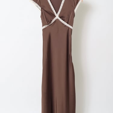 Elvira Midi Dress - Chocolate Lace