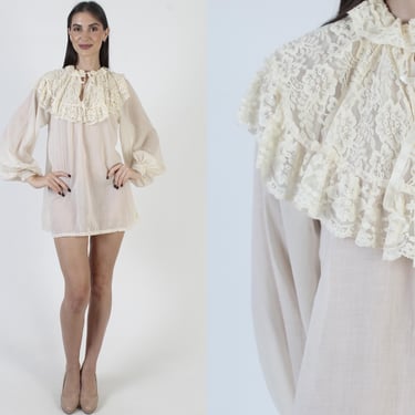Gunne Sax Blouse, Jessica McClintock Top, Vintage Victorian Gunnies Ovesized Dress 