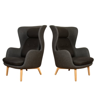 Pair, Fritz Hansen “Ro” Lounge Chairs