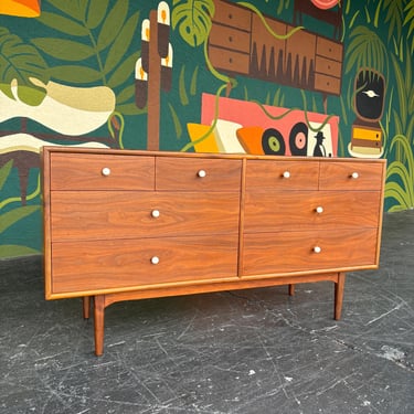 Fully Refinished Drexel Declaration Walnut 8 Drawer Dresser - Shipping Not Free, Message for Estimate 