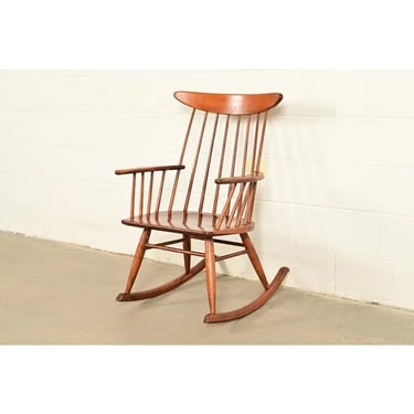 Russel Wright for Conant Ball Solid Birch Rocking Chair | 1950s