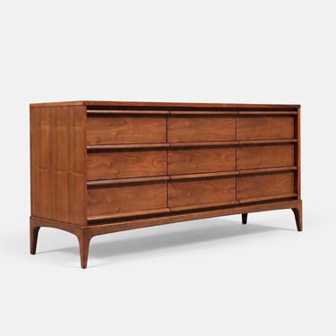 Mid-Century Modern “Rhythm” Walnut Dresser by Lane, c.1960’s 