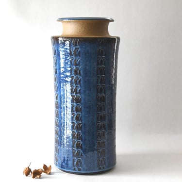 Huge! Soholm Vase by Maria Philippi. Danish Bamboo Design. Søholm, Denmark. Mid century modern 