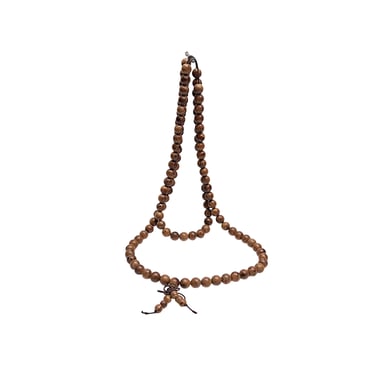Natural Rare Rosewood Grain 108 Beads Hand Rosary Praying Chain ws4866E 