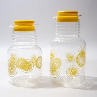 Vintage Pyrex Lemonade Pitcher, Carafe, Sold Individually, 1 1/2 Qt OR  2 Qt 