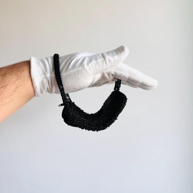 Vintage Yasmena SATC caviar bead clutch bracelet bag 