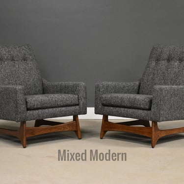 Adrian Pearsall Style Lounge Chairs by Kroehler - A Pair 