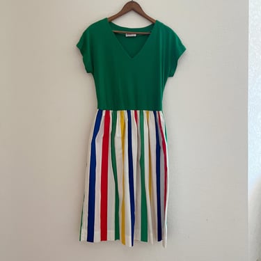 Vintage R&K Originals Striped Dress 
