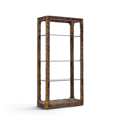 Adrian Pearsall for Craft Associates Mid Century 'Goop' Brutalist Étagère Shelf - mcm 