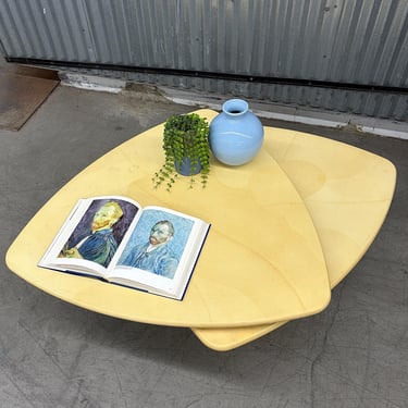 LOCAL PICKUP ONLY ———— Vintage 2 Tier Pivoting Top Coffee Table 