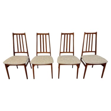 Vintage Danish Modern Teak Dining Chairs - Set of 4 