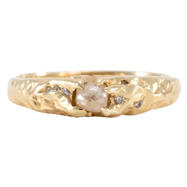 Mountain Engagement Ring - 14k Gold + Diamonds