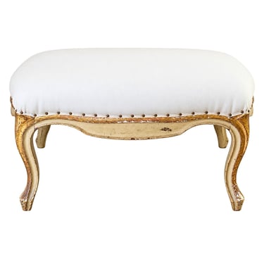Antique Painted Italian Stool