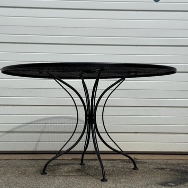 Mid-Century Outdoor Iron Salterini Round 48