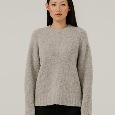 Colette Boucle Crewneck / Mushroom