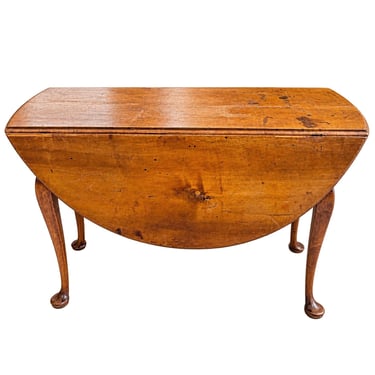 Antique Fruitwood English Drop leaf Table
