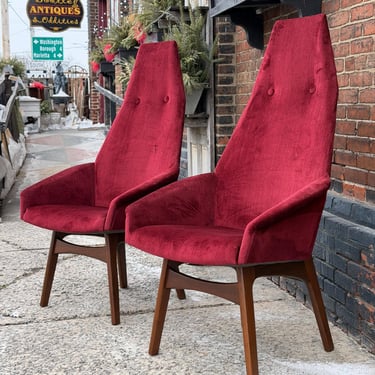Adrian Pearsall Model 2051-C Armchairs (pair) by Craft Associates, C.1960s - *Please ask for a shipping quote before you buy. 