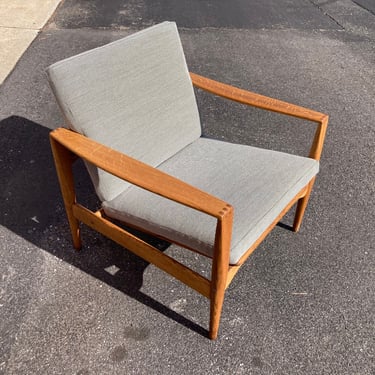 Vintage Danish Modern Niels Kofoed Lounge Chair Lars Model Scandinavian Oak 