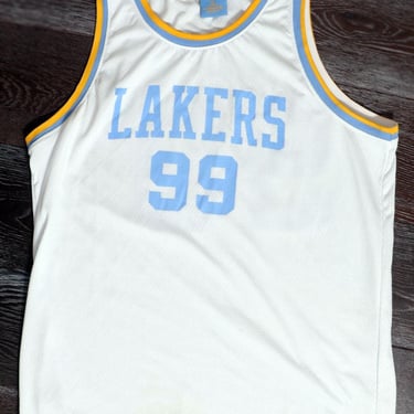 Lakers MPLS Classic Jersey George Mikan 99, Size XL, White & Light Blue vintage 90's 