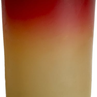 J. H. Hobbs, Brockunier and Company Amberina Satin Glass Tumbler 