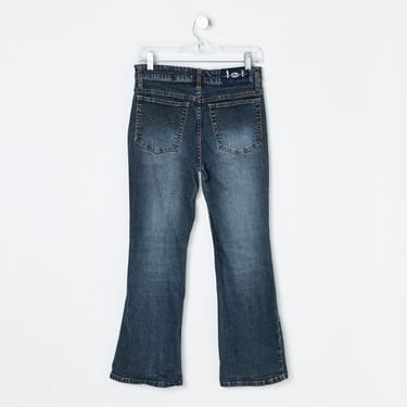Vintage Y2k l.e.i. Dark Flared Jeans - 2000s clothing, boot cut, denim - Youth 10 1/2 // Women's XS Petite 