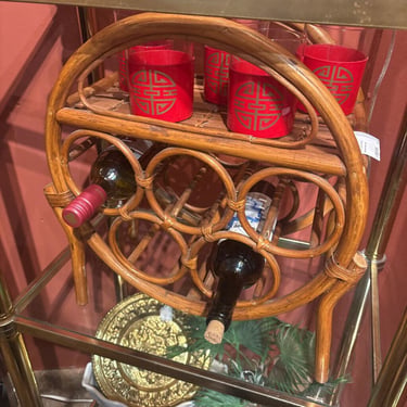 Bamboo wine rack