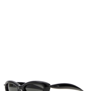 Bottega Veneta Women Black Acetate Sardine Sunglasses