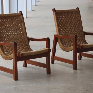 Pair of Mexican Modern Lounge Chairs - Attributed to Michael Van Bueren, 1960s