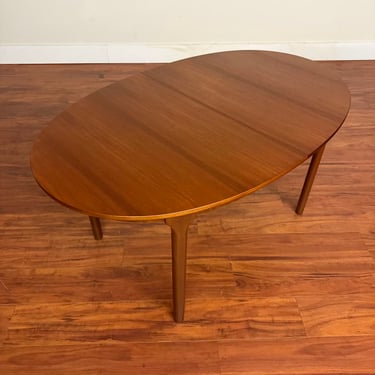 A.H. McIntosh Vintage Teak Dining Table with Leaf