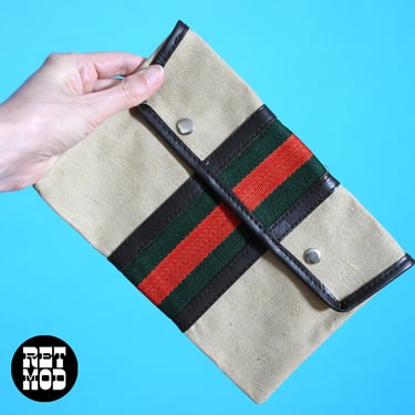NWOT Designer Style Vintage 70s 80s Clutch Pouch 